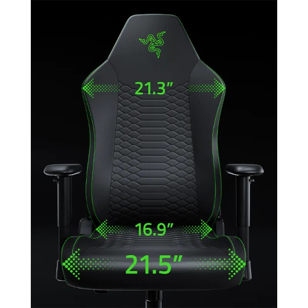 Фото - Крісло для геймерів Razer Iskur V2 X Black/Green (RZ38-05310700-R3G1)